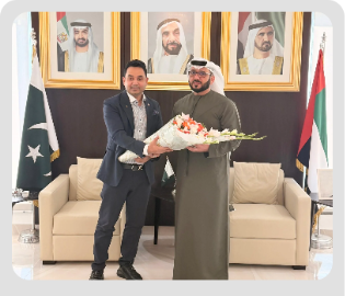 Constructive Discussion Held Between Mr. Syed Kashif Ali and H.E. Dr. Bakheet Ateeq Alremeithi