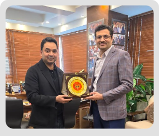 Hon. Consul Mr. Kashif Ali Holds Official Meeting with Chairman of Crown Group