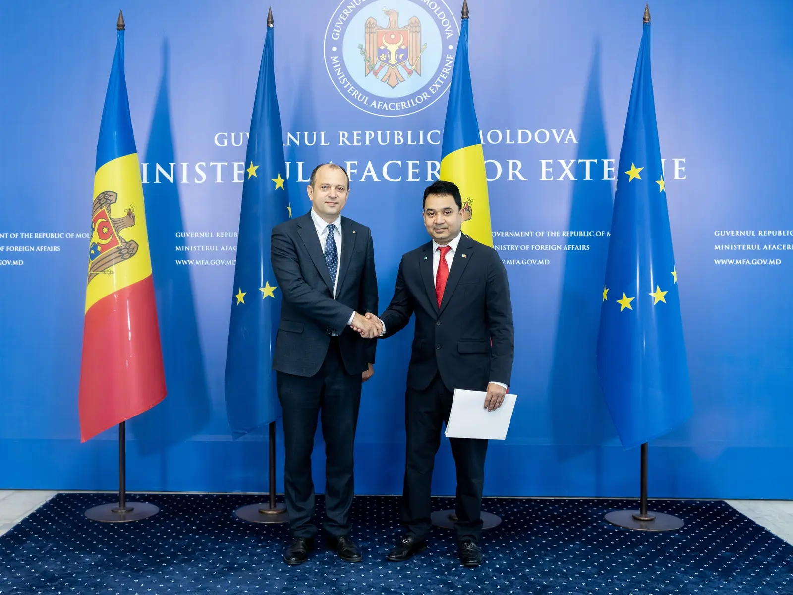 Hon. Consul Kashif Ali Meets Moldova's Ambassador-at-Large to Discuss Economic & Agricultural Cooperation